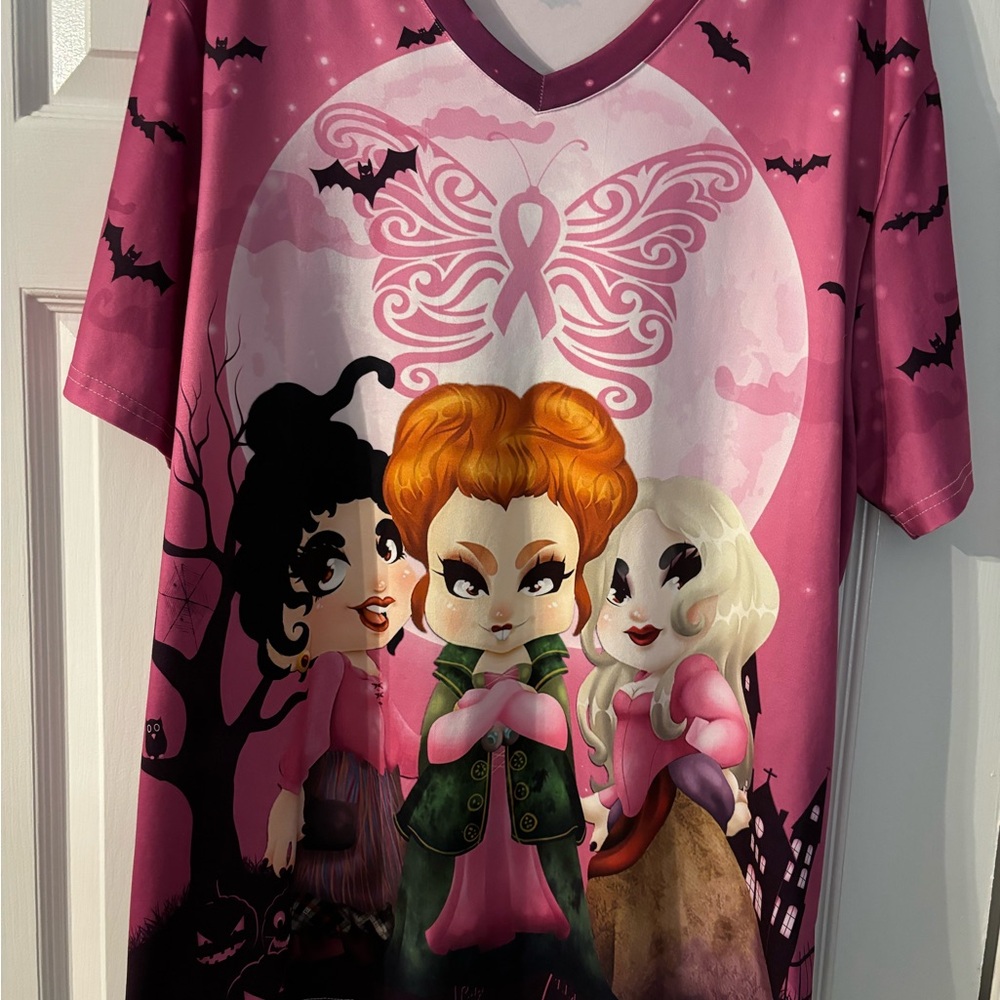 NWOT Hocus Pocus  three sisters October wear  extra large shirt.